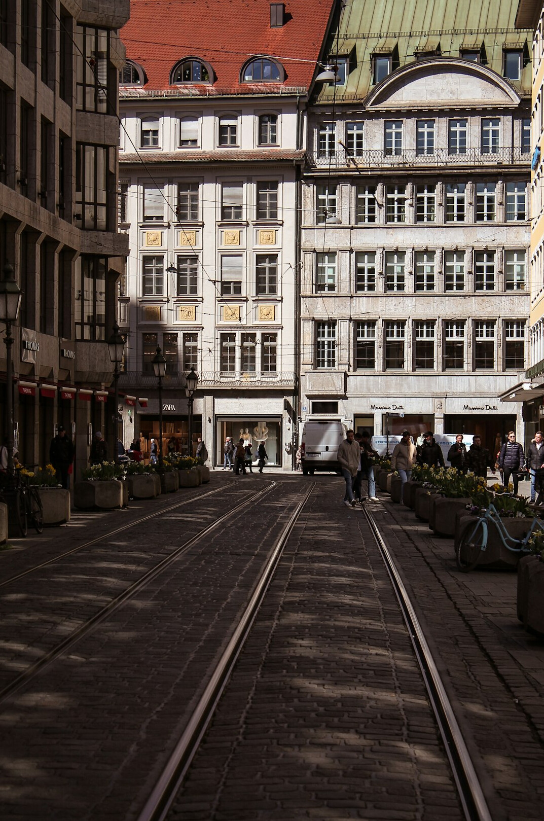 old munich streets historical